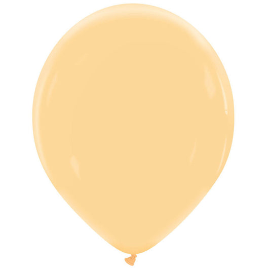 Cattex 14" Apricot Premium Latex Balloons – (Pack of 25)