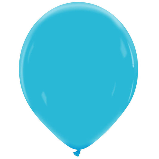 Cattex 14" Azure Premium Latex Balloons – (Pack of 25)