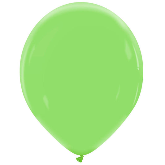 Cattex 14" Basil Green Premium Latex Balloons – (Pack of 25)