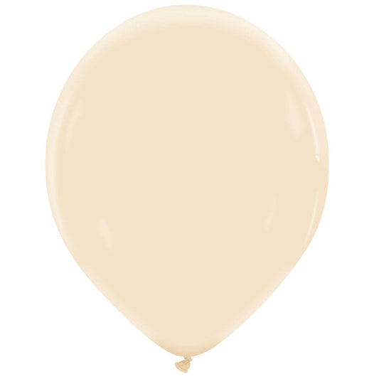 Cattex 14" Champagne Premium Latex Balloons – (Pack of 25)