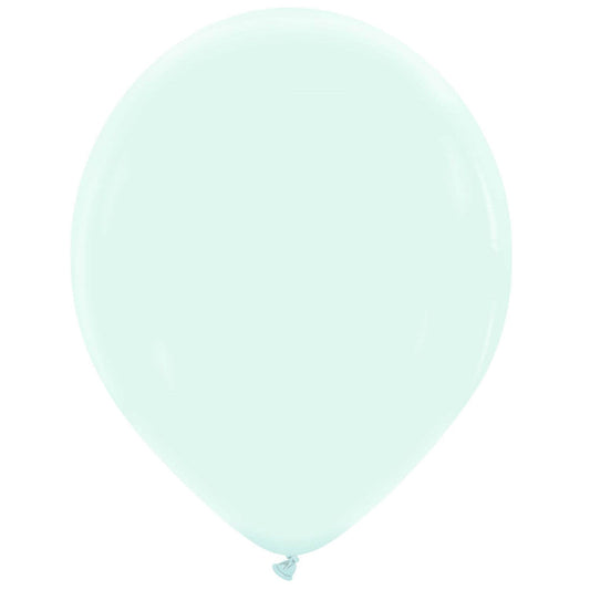 Cattex 14" Ice Blue Premium Latex Balloons – (Pack of 25)