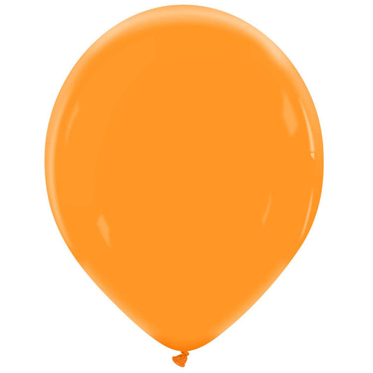 Cattex 14" Pumpkin Orange Premium Latex Balloons – (Pack of 10)