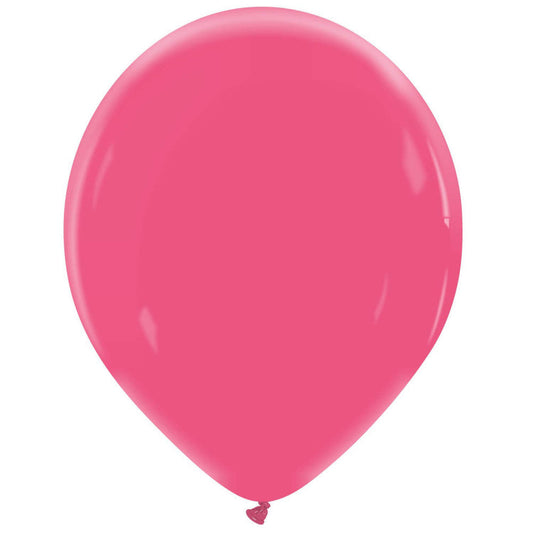 Cattex 14" Raspberry Pink Premium Latex Balloons – (Pack of 10)