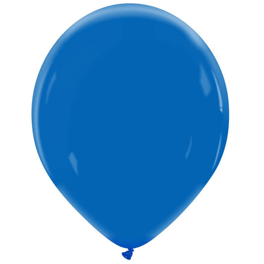 Cattex 14" Royal Blue Premium Latex Balloons – (Pack of 25)