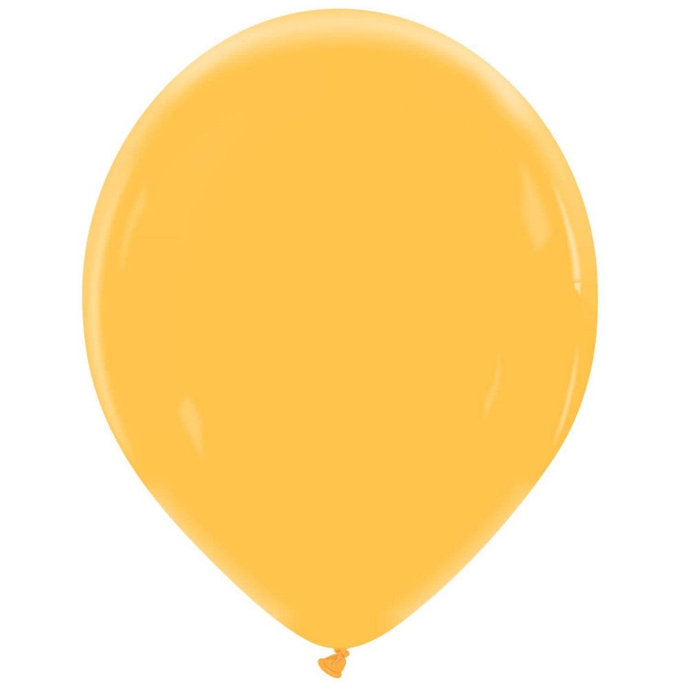 Cattex 14" Tangerine Premium Latex Balloons – (Pack of 25)
