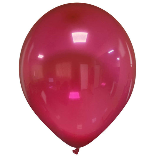 Cattex 14" Crystal Wine Premium Latex Balloons – (Pack of 25)