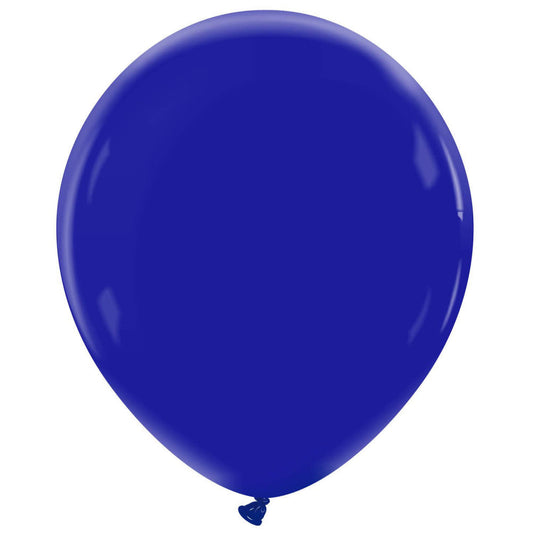 Cattex 18" Navy Blue Premium Latex Balloons – (Pack of 25)