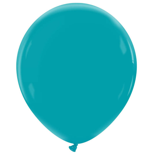 Cattex 18" Peacock Blue Premium Latex Balloons – (Pack of 10)