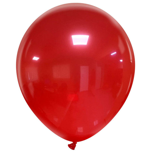 Cattex 18" Crystal Red Premium Latex Balloons – (Pack of 10)