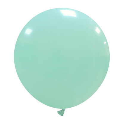 Cattex 19" Round Aqua Latex Balloons – (Pack of 10)