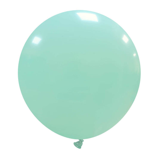 Cattex 19" Round Aqua Latex Balloons – (Pack of 10)