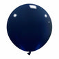 Cattex 19" Round Deep Blue Latex Balloons – (Pack of 25)