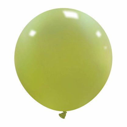 Cattex 19" Round Pistachio Latex Balloons – (Pack of 25)
