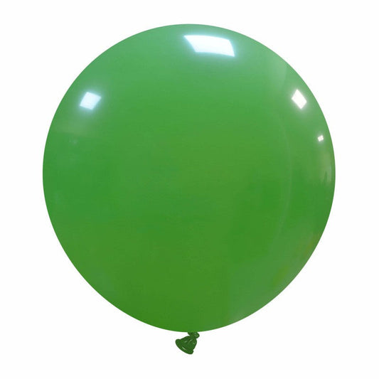 Cattex 19" Round Green Latex Balloons – (Pack of 25)