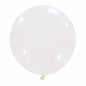 Cattex 19" Round Clear Latex Balloons – (Pack of 10)