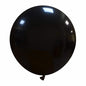 Cattex 19" Round Black Latex Balloons – (Pack of 10)