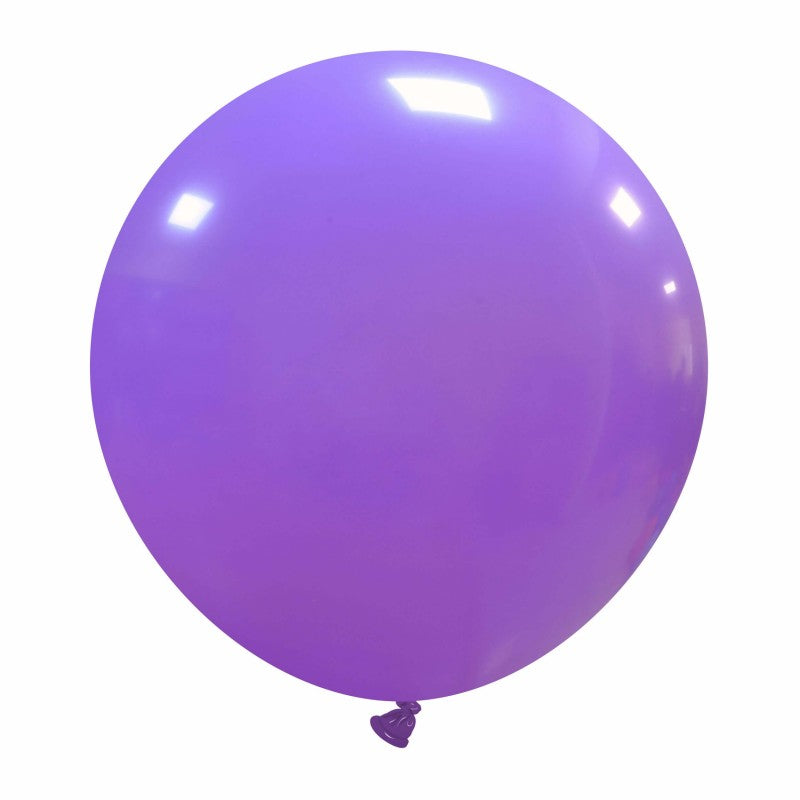 Cattex 19" Round Lavender Latex Balloons – (Pack of 25)