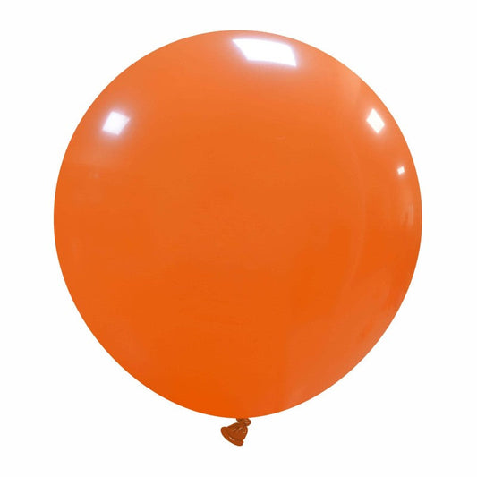 Cattex 19" Round Orange Latex Balloons – (Pack of 10)