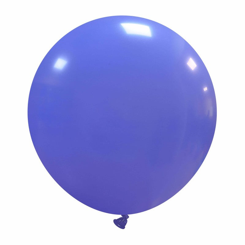 Cattex 19" Round Periwinkle Latex Balloons – (Pack of 25)