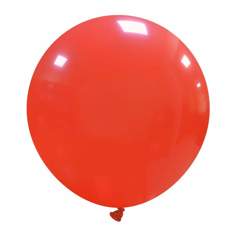 Cattex 19" Round Red Latex Balloons – (Pack of 10)