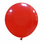Cattex 19" Round Dark Red Latex Balloons – (Pack of 10)