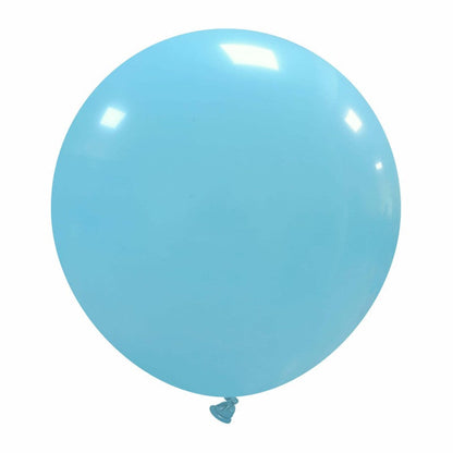 Cattex 19" Round Sky Blue Latex Balloons – (Pack of 25)