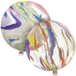 Cattex 35" Giant Clear Marbled Latex Balloon – (1 Piece)