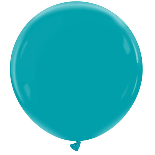 Cattex 36" Peacock Blue Premium Latex Balloons – (1 Piece)