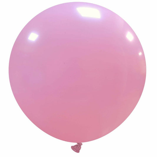 Cattex 34" Round Pink Latex Balloon – (1 Piece)