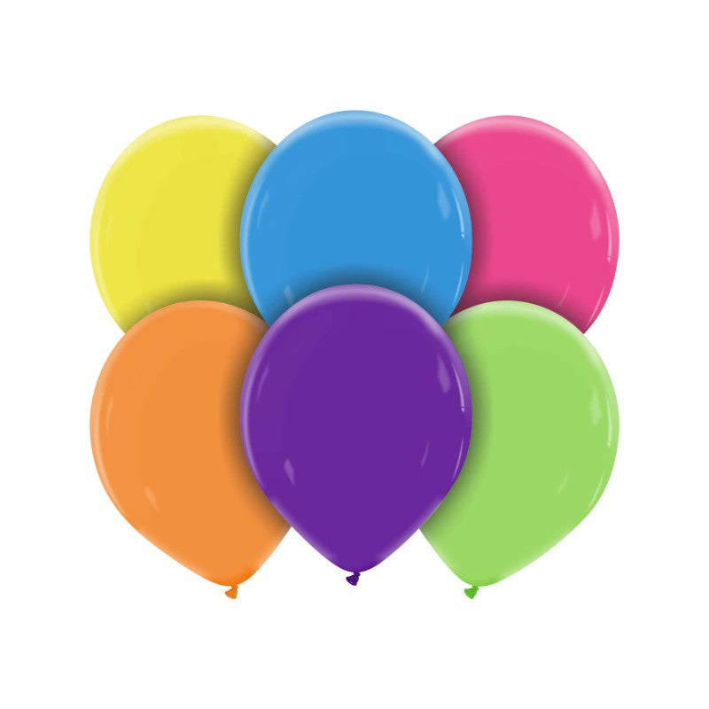 Cattex 12" Assorted Premium Latex Balloons – (Pack of 15)