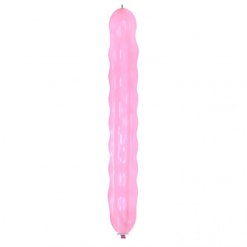 Cattex 94" Spiral Giant Crystal Fuchsia Latex Balloon – (1 Piece)