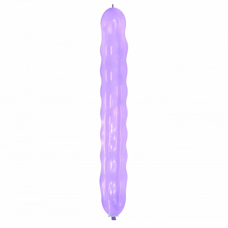 Cattex 94" Spiral Giant Crystal Purple Latex Balloon – (1 Piece)