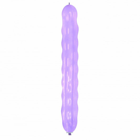 Cattex 94" Spiral Giant Crystal Purple Latex Balloon – (1 Piece)