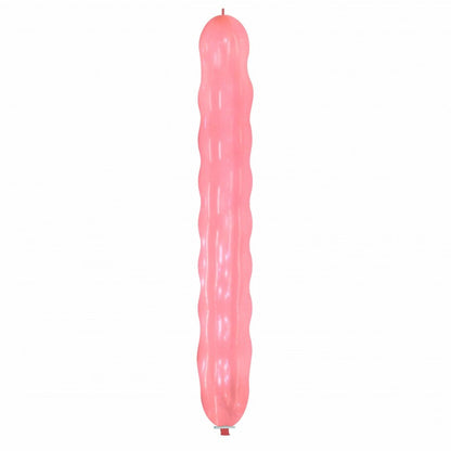 Cattex 94" Spiral Giant Crystal Red Latex Balloon – (1 Piece)