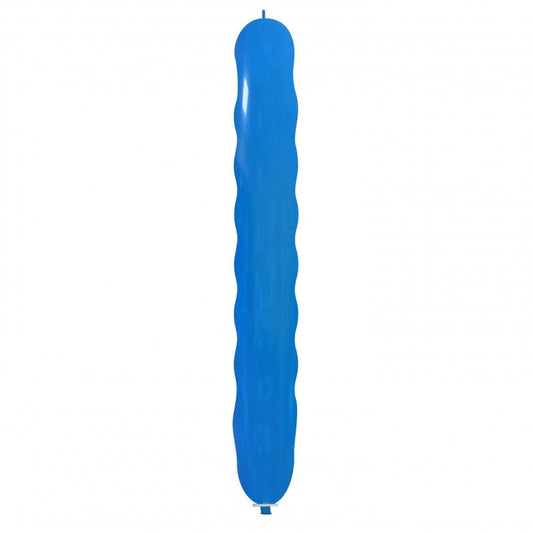 Cattex 94" Spiral Giant Blue Latex Balloon – (1 Piece)