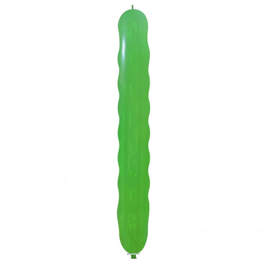Cattex 94" Spiral Giant Green Latex Balloon – (1 Piece)