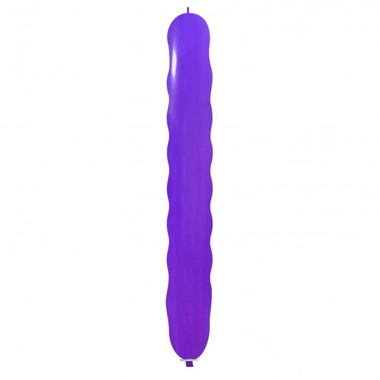 Cattex 94" Spiral Giant Purple Latex Balloon – (1 Piece)
