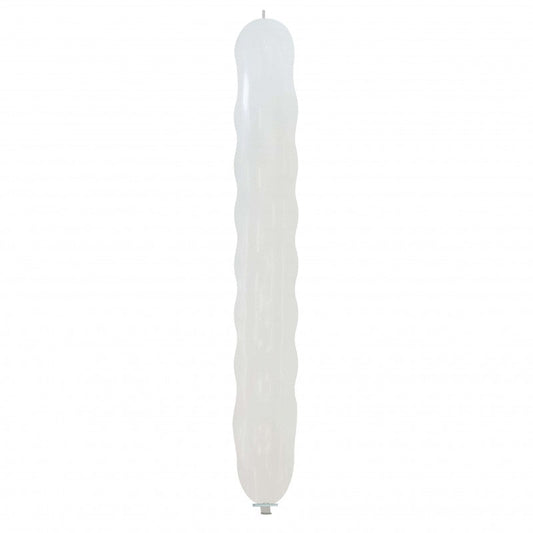 Cattex 94" Spiral Giant White Latex Balloon – (1 Piece)