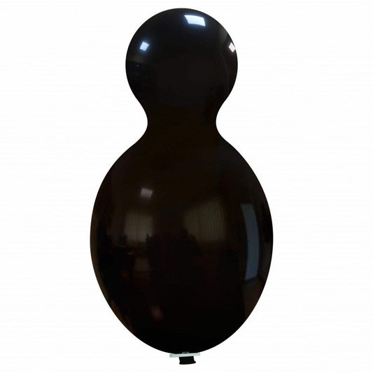 Cattex 59" Doll Black Latex Balloon – (1 Piece)