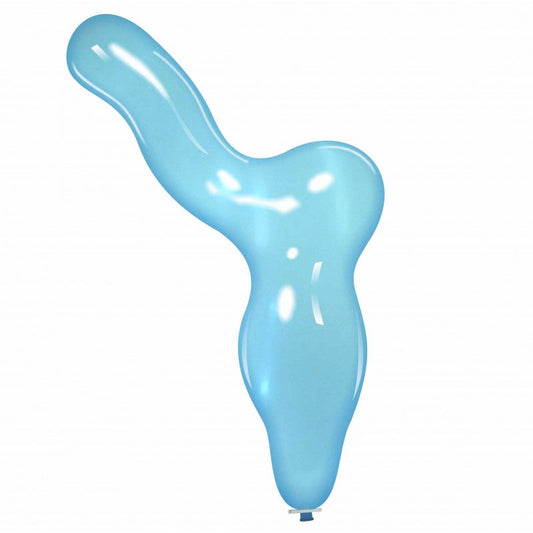 Cattex 59" Elephant Crystal Blue Latex Balloon – (1 Piece)