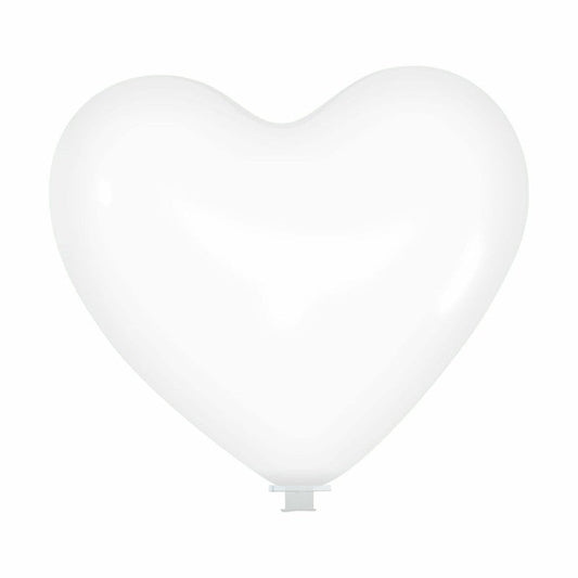 Cattex 35" Heart Clear Latex Balloon – (1 Piece)