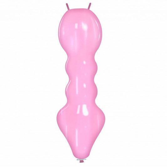 Cattex 51" Caterpillar Crystal Fuchsia Latex Balloon – (1 Piece)