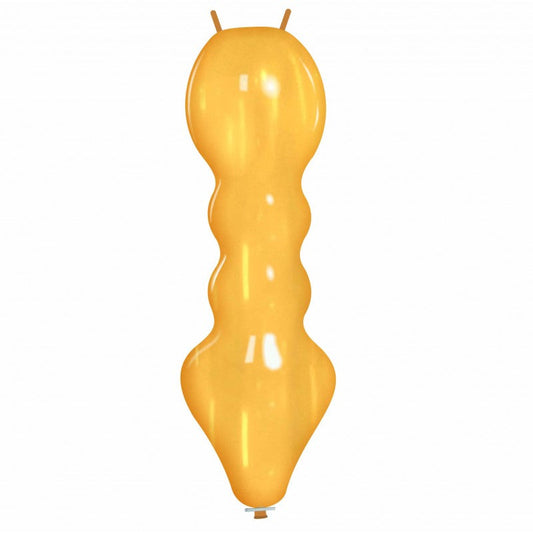 Cattex 51" Caterpillar Crystal Orange Latex Balloon – (1 Piece)