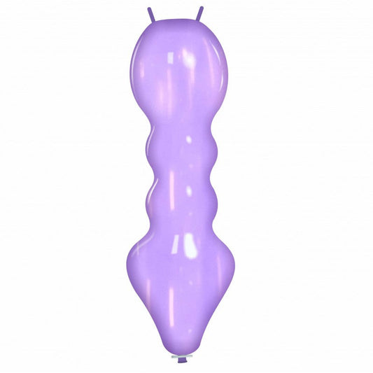 Cattex 51" Caterpillar Crystal Purple Latex Balloon – (1 Piece)