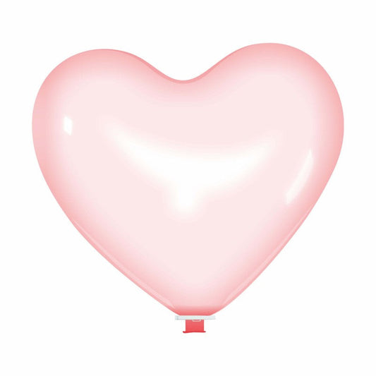 Cattex 35" Heart Crystal Red Latex Balloon – (1 Piece)