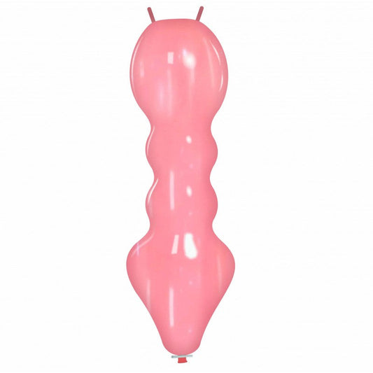 Cattex 51" Caterpillar Crystal Red Latex Balloon – (1 Piece)