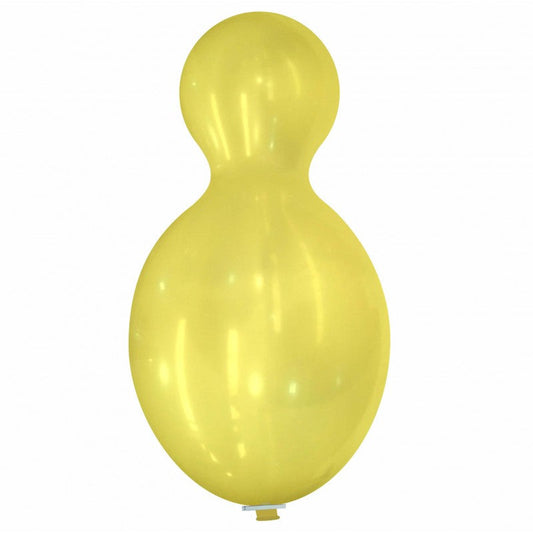 Cattex 59" Doll Crystal Yellow Latex Balloon – (1 Piece)