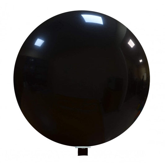 Cattex 37" Giant Black Latex Balloon – (1 Piece)