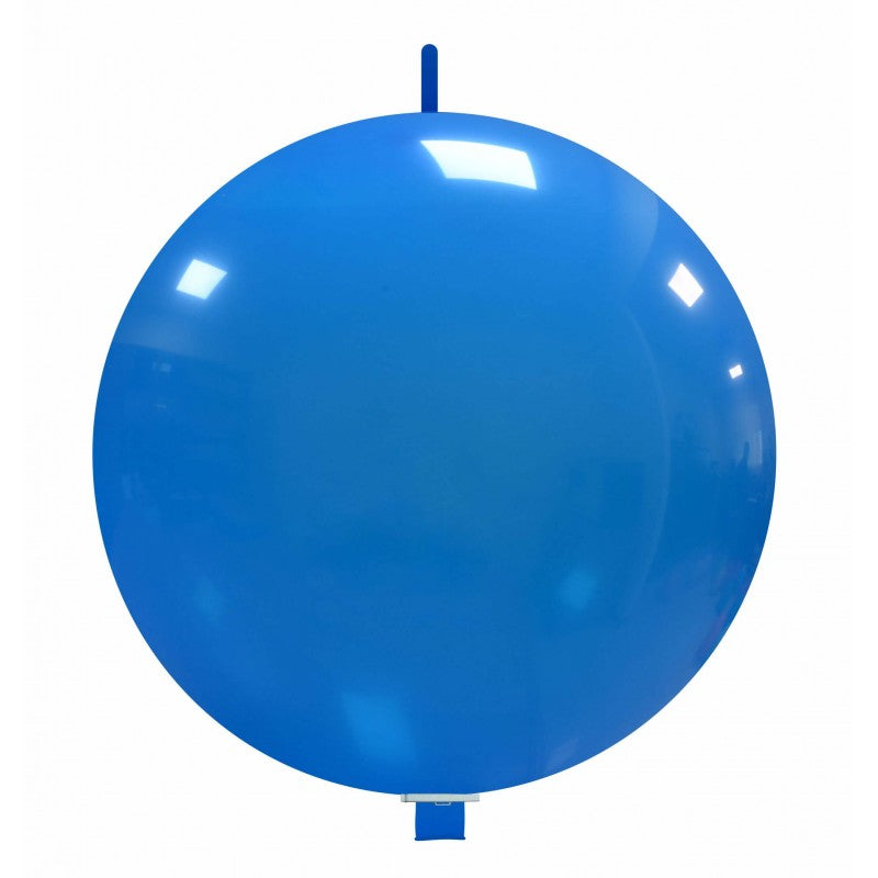 Cattex 32" Interlocking Blue Latex Balloon – (1 Piece)