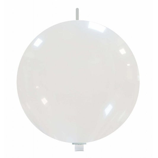 Cattex 32" Interlocking Clear Latex Balloon – (1 Piece)
